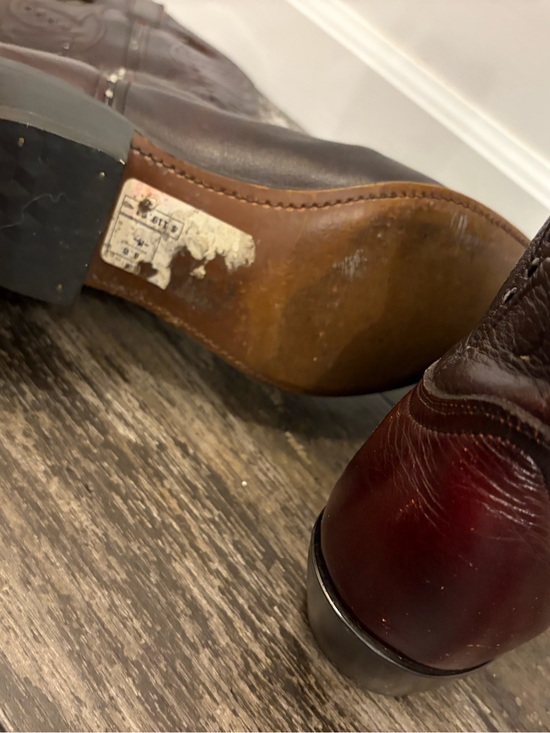 DURANGO Dark Cherry Leather upper and lining balance all man made material sz 8 main image 5